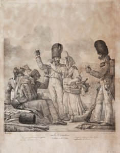 De Vivandière door Denis Auguste Marie Raffet